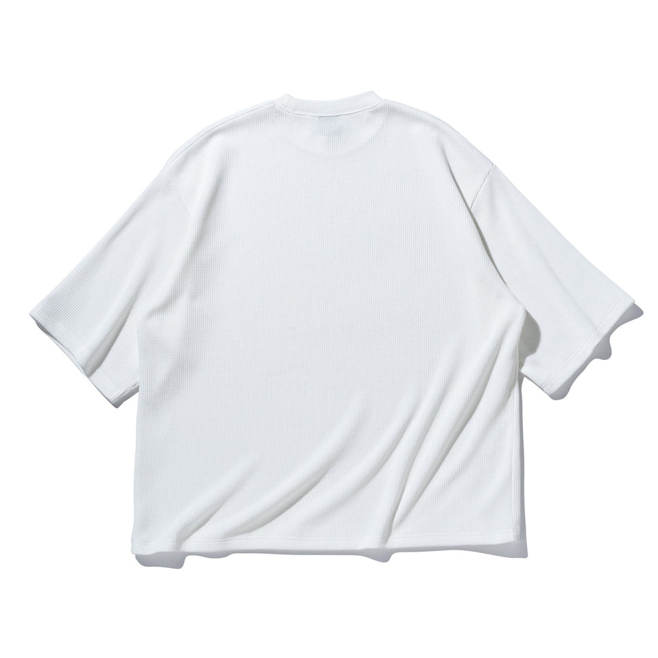 半袖 オーバーサイズド ワッフル Tシャツ BLACK LABEL SS25 オフホワイト - 14666353 - S | NEW ERA ニューエラ公式オンラインストア