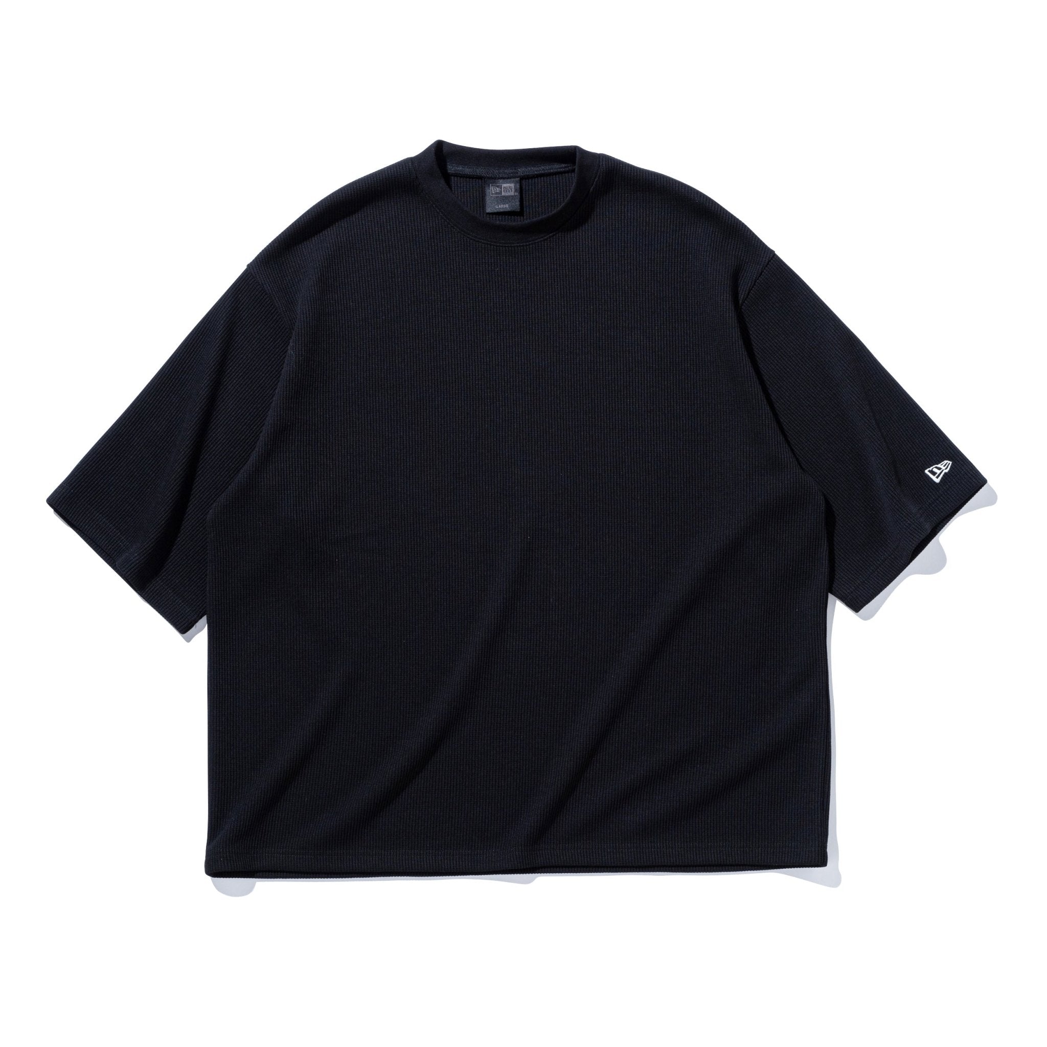半袖 オーバーサイズド ワッフル Tシャツ BLACK LABEL SS25