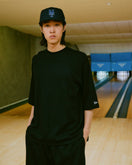 半袖 オーバーサイズド ワッフル Tシャツ BLACK LABEL SS25 ブラック - 14666355 - S | NEW ERA ニューエラ公式オンラインストア