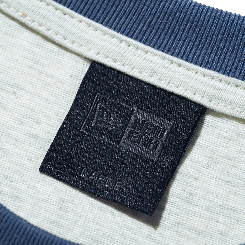 半袖 オーバーサイズド ボーダー リンガー Tシャツ BLACK LABEL SS25 オフホワイト - 14666361 - S | NEW ERA ニューエラ公式オンラインストア