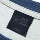 半袖 オーバーサイズド ボーダー リンガー Tシャツ BLACK LABEL SS25 オフホワイト - 14666361 - S | NEW ERA ニューエラ公式オンラインストア