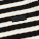 半袖 コットン Tシャツ Border ブラック/カーキ レギュラーフィット - 14121918-S | NEW ERA ニューエラ公式オンラインストア
