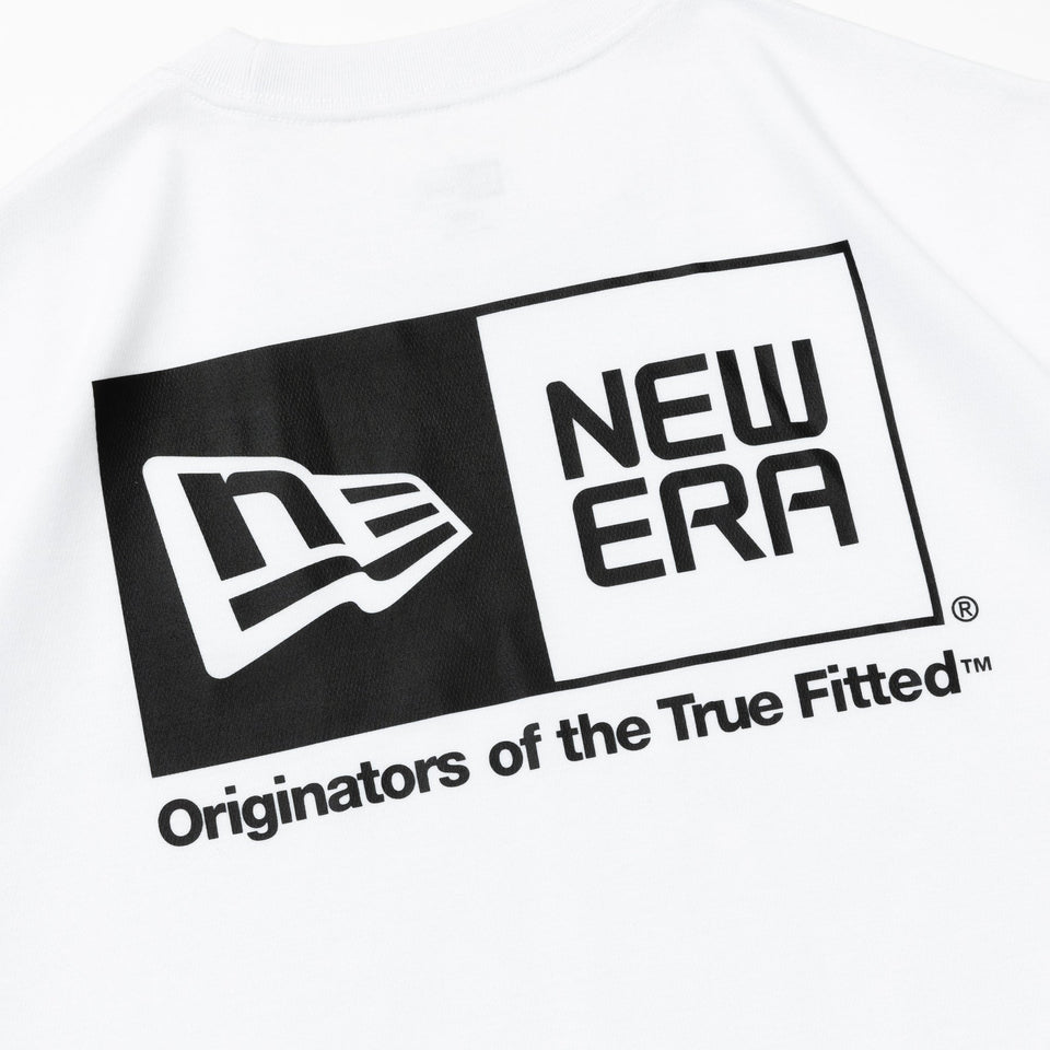 半袖 パフォーマンス Tシャツ Box Logo ボックスロゴ ホワイト レギュラーフィット - 14121830-S | NEW ERA ニューエラ公式オンラインストア