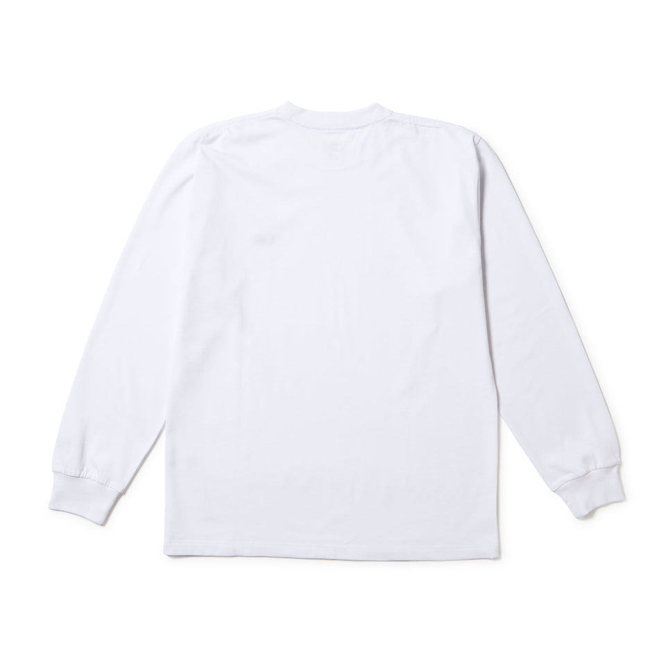 長袖 コットン Tシャツ Box Logo ボックスロゴ ホワイト レギュラーフィット - 14682716 - S | NEW ERA ニューエラ公式オンラインストア