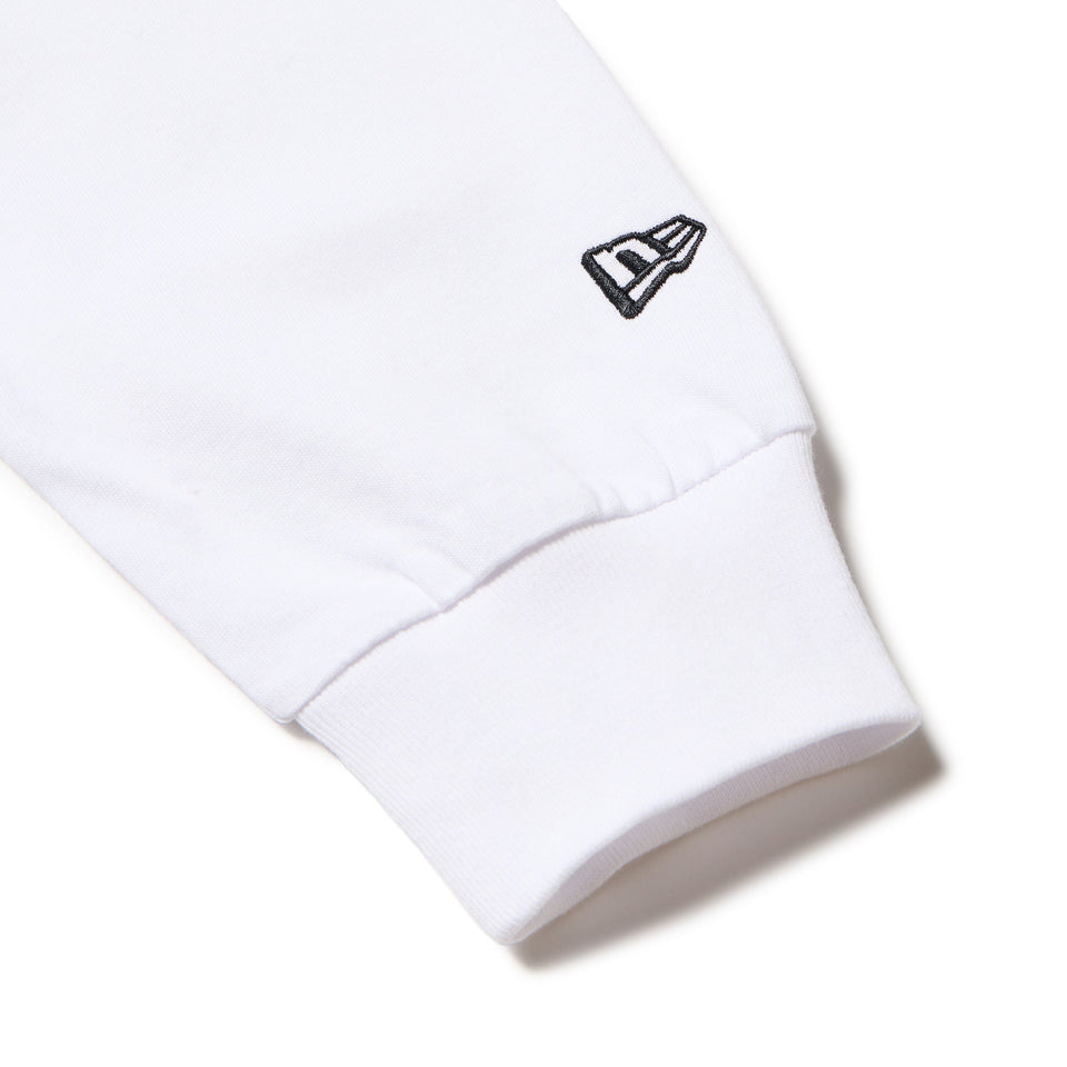 長袖 コットン Tシャツ Box Logo ボックスロゴ ホワイト レギュラーフィット - 14682716 - S | NEW ERA ニューエラ公式オンラインストア