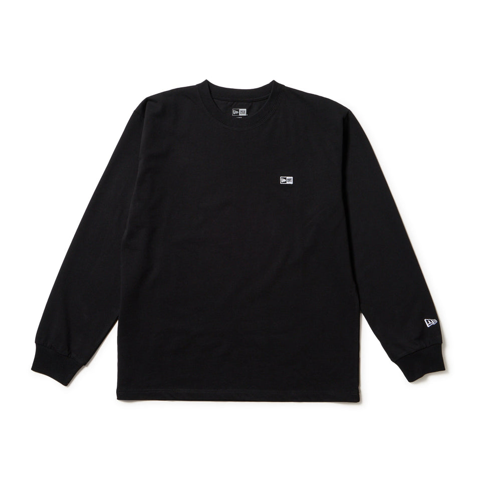 長袖 コットン Tシャツ Box Logo ボックスロゴ ブラック