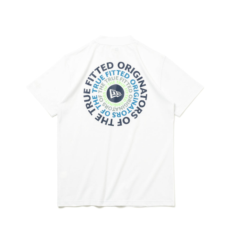 【ゴルフ】 半袖 鹿の子 ミッドネック Tシャツ Circle OOTTF ホワイト - 14109052-S | NEW ERA ニューエラ公式オンラインストア