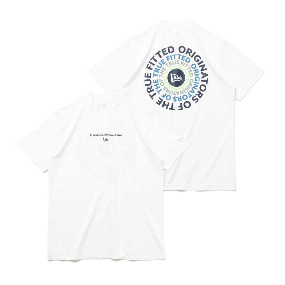 【ゴルフ】 半袖 鹿の子 ミッドネック Tシャツ Circle OOTTF ホワイト - 14109052-S | NEW ERA ニューエラ公式オンラインストア
