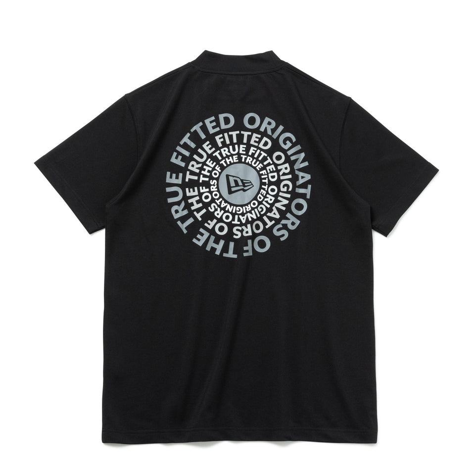 【ゴルフ】 半袖 鹿の子 ミッドネック Tシャツ Circle OOTTF ブラック - 14109054-S | NEW ERA ニューエラ公式オンラインストア