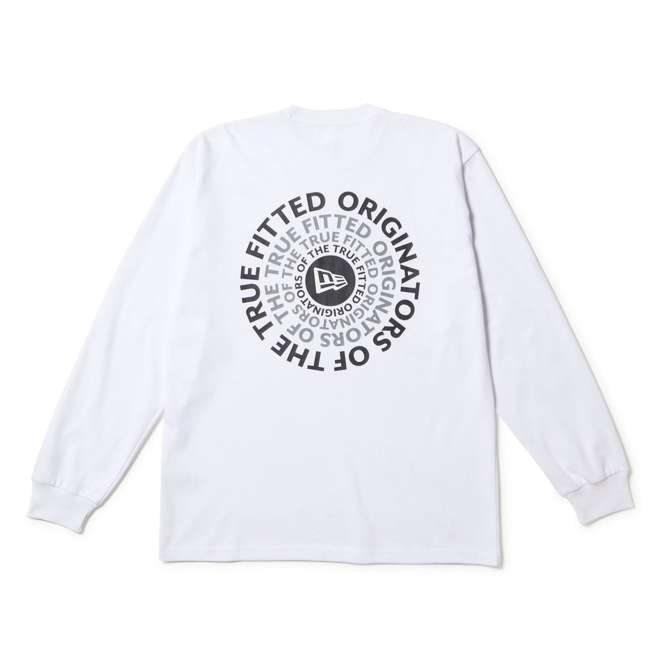 長袖 オーバーサイズド コットン Tシャツ Circle OOTTF ホワイト - 14682682 - S | NEW ERA ニューエラ公式オンラインストア
