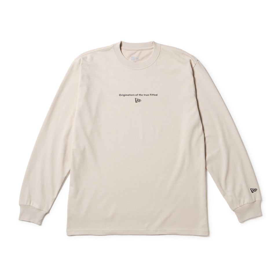 長袖 オーバーサイズド コットン Tシャツ Circle OOTTF ストーン - 14682683 - S | NEW ERA ニューエラ公式オンラインストア