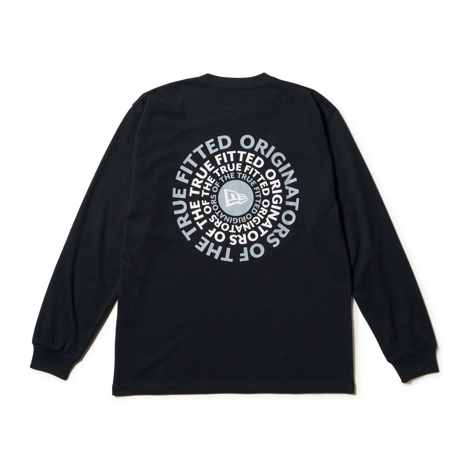 長袖 オーバーサイズド コットン Tシャツ Circle OOTTF ブラック - 14682684 - S | NEW ERA ニューエラ公式オンラインストア