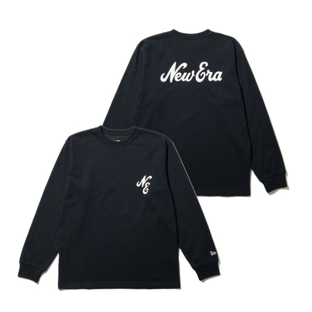 【新品タグ付き】ボーラー ワイドロゴレギュラーフィット長袖Tシャツ S ブラック t-classic-logo-14324681-s-new-