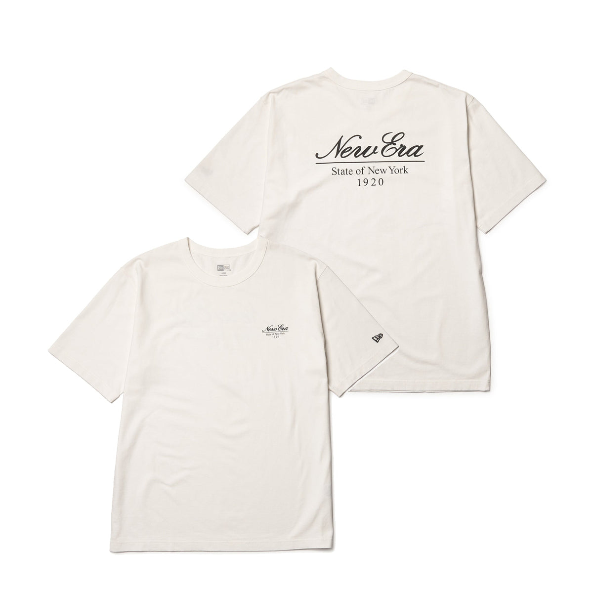 半袖 ウォッシュド コットン Tシャツ Classic Script Logo オフ