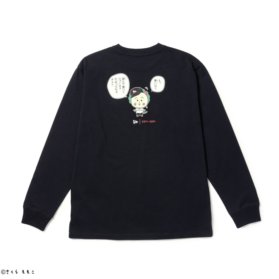 長袖 コットン Tシャツ コジコジ COJI - COJI ブラック レギュラーフィット - 14693223 - S | NEW ERA ニューエラ公式オンラインストア