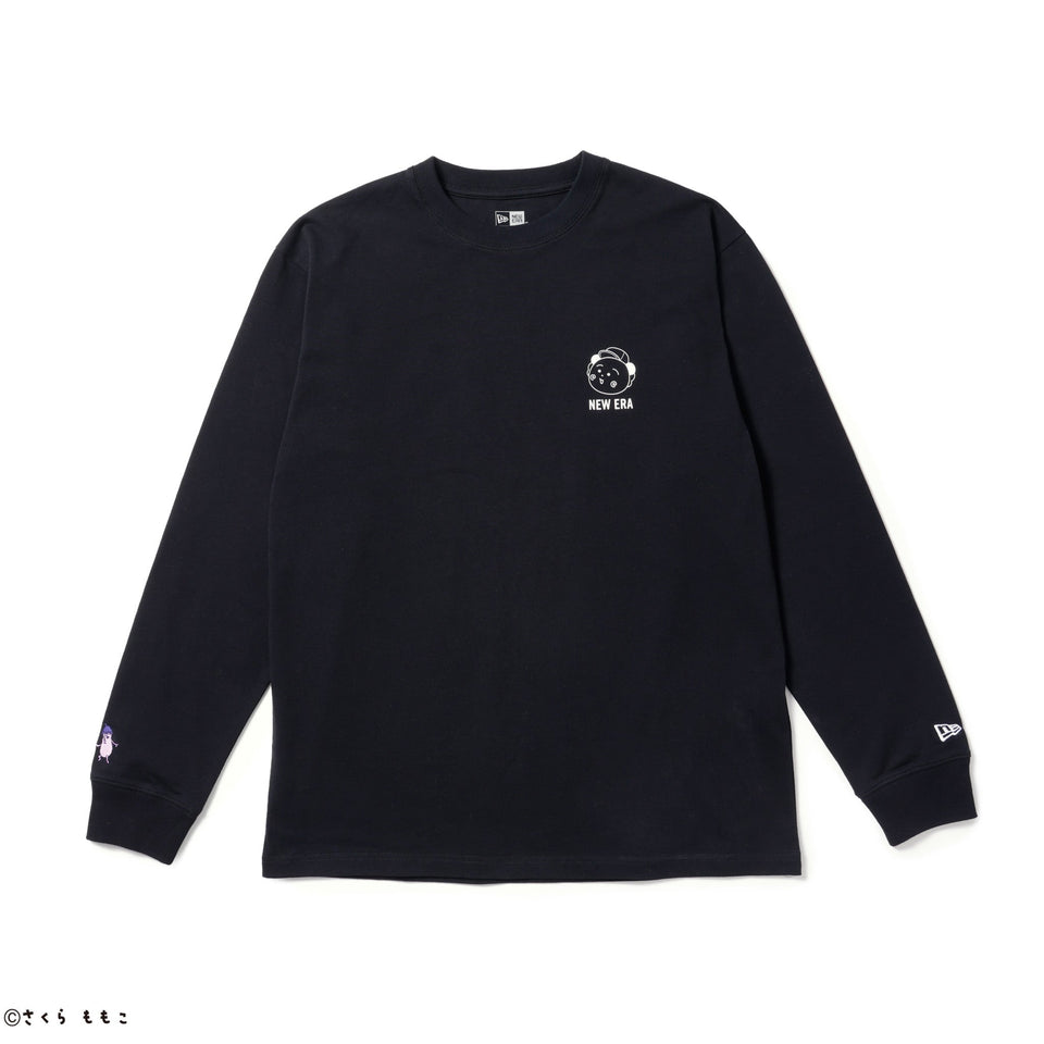 長袖 コットン Tシャツ コジコジ COJI - COJI ブラック レギュラーフィット - 14693223 - S | NEW ERA ニューエラ公式オンラインストア
