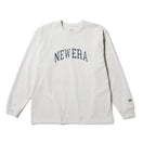 長袖 オーバーサイズド ヘビーウェイト コットン Tシャツ College Logo ライトグレー - 14682687 - S | NEW ERA ニューエラ公式オンラインストア