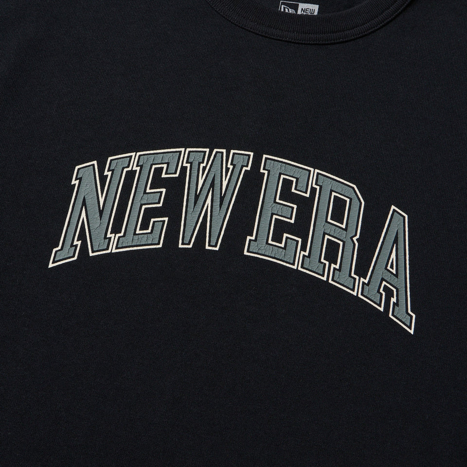 長袖 オーバーサイズド ヘビーウェイト コットン Tシャツ College Logo ブラック - 14682688 - S | NEW ERA ニューエラ公式オンラインストア