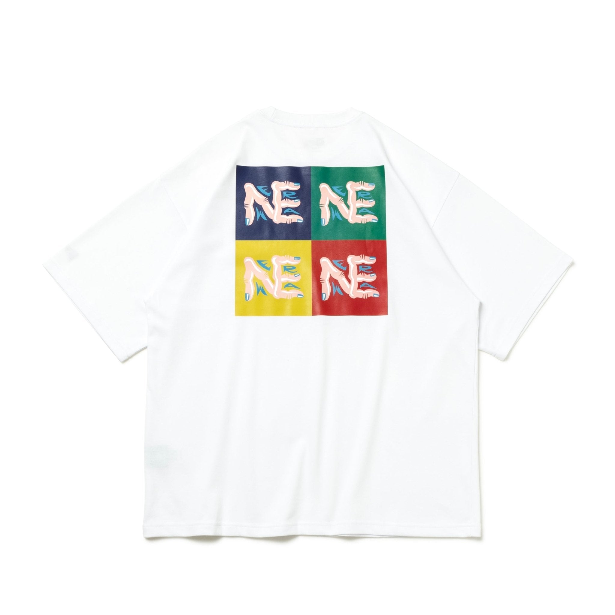 半袖 オーバーサイズド パフォーマンス Tシャツ くっきー！ COOKIE！ NEロゴ ホワイト 6