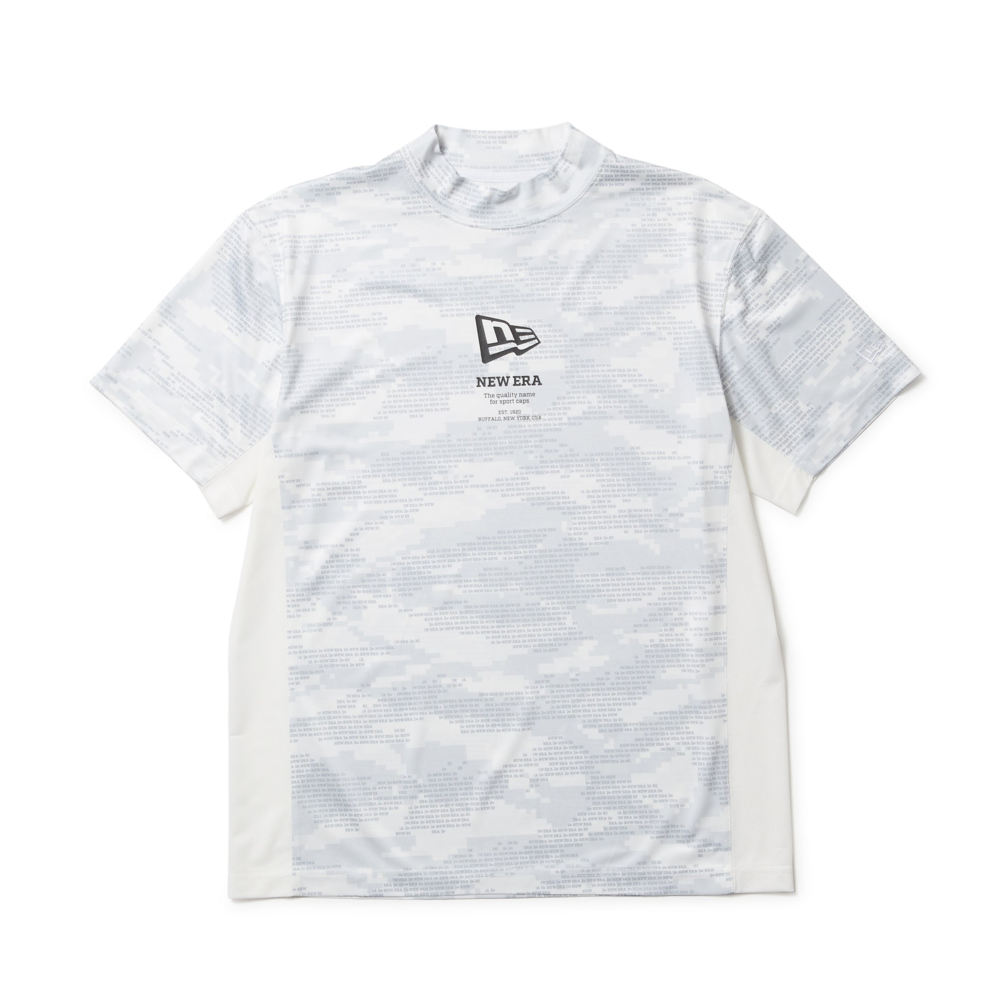 新品　NEW ERA半袖ミッドネック鹿の子Tシャツ L　値引きなし ニューエラ(NEW ERA) ゴルフウェア 半袖シャツ 半袖 鹿の子