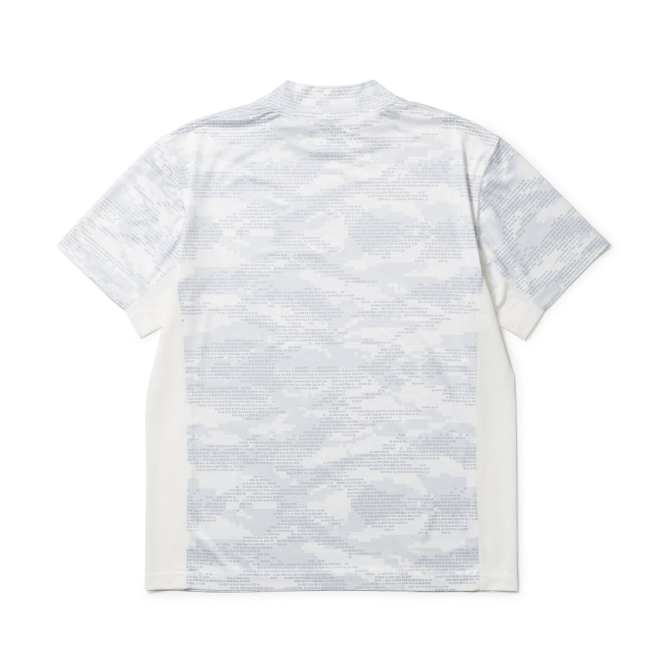 【ゴルフ】半袖 ミッドネック 鹿の子 Tシャツ Digital Camo ホワイト - 14391500 - S | NEW ERA ニューエラ公式オンラインストア