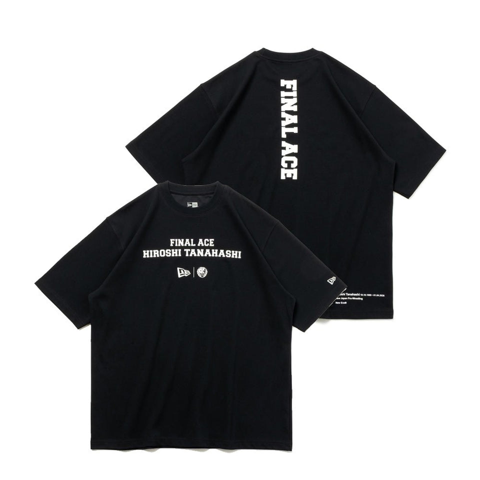 半袖 オーバーサイズド パフォーマンス Tシャツ 新日本プロレスリング FINAL ACE 棚橋弘至 ブラック - 14943799-S | NEW ERA ニューエラ公式オンラインストア