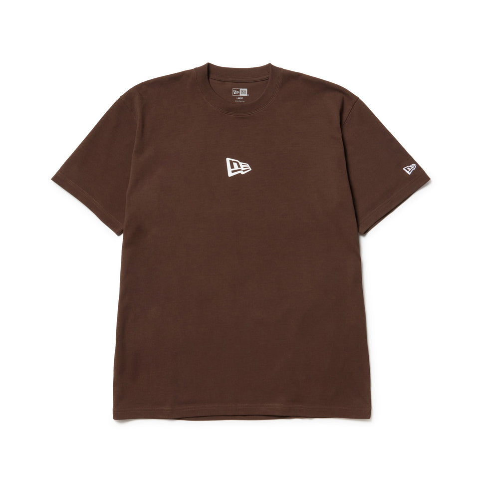 半袖 コットン Tシャツ Flag Logo Mini ウォルナット レギュラー