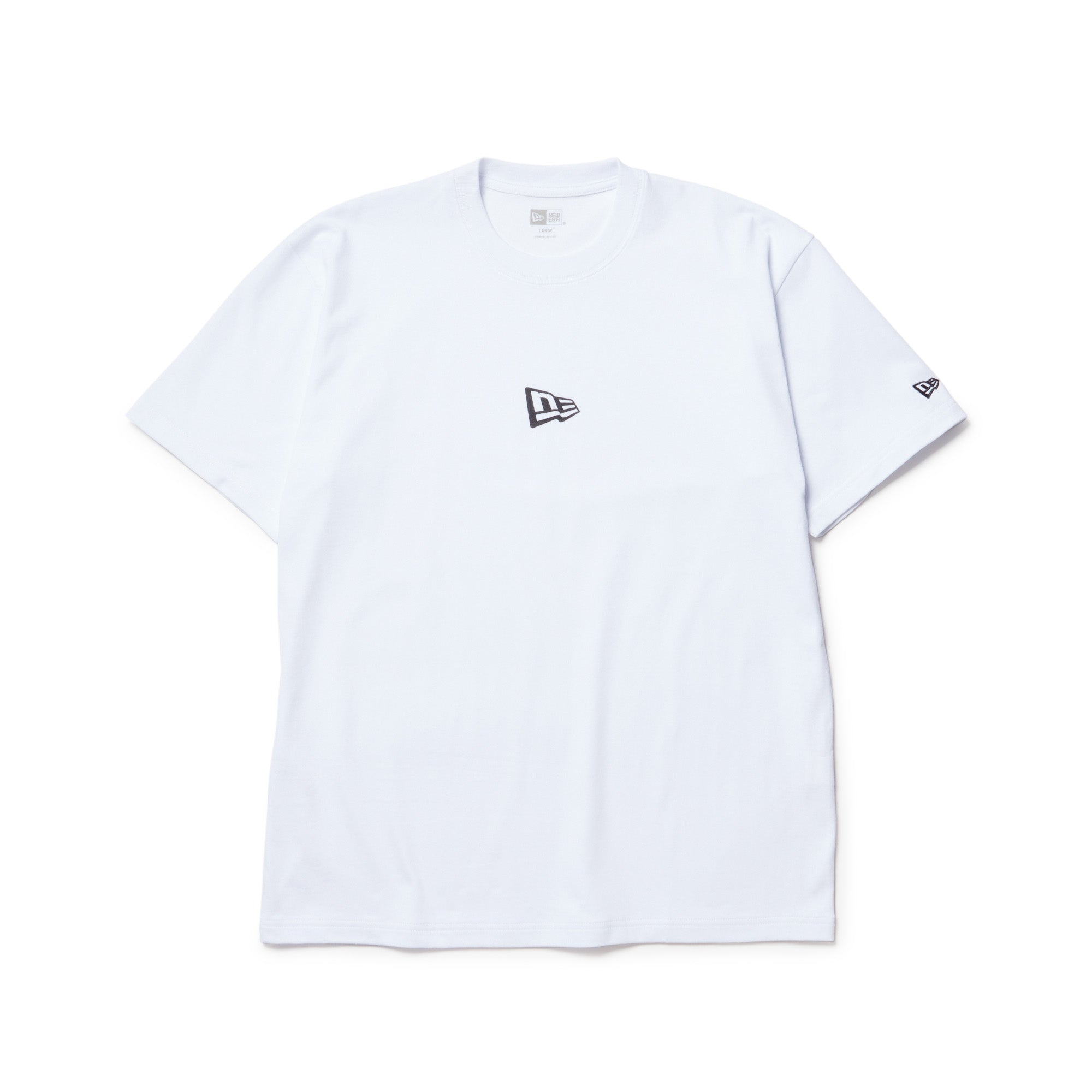  ★コットン ロゴバッジ レギュラーフィット Tシャツ 半袖 テック Tシャツ Wordmark ブラック レギュラーフィット