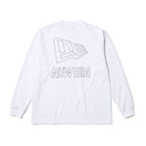 長袖 オーバーサイズド パフォーマンス Tシャツ Flag & Wordmark ホワイト | パフォーマンスアパレル - 14674831 - S | NEW ERA ニューエラ公式オンラインストア
