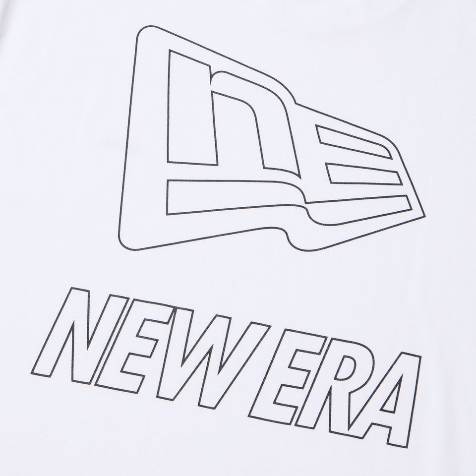 長袖 オーバーサイズド パフォーマンス Tシャツ Flag & Wordmark ホワイト | パフォーマンスアパレル - 14674831 - S | NEW ERA ニューエラ公式オンラインストア