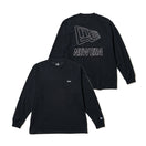 長袖 オーバーサイズド パフォーマンス Tシャツ Flag & Wordmark ブラック | パフォーマンスアパレル - 14674833 - S | NEW ERA ニューエラ公式オンラインストア