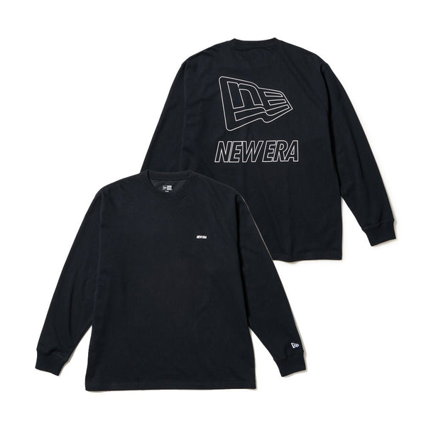 長袖 オーバーサイズド パフォーマンス Tシャツ Flag & Wordmark