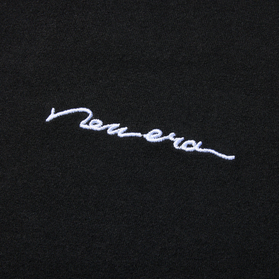 長袖 オーバーサイズド コットン Tシャツ Handwritten Logo ブラック - 14324705 - S | NEW ERA ニューエラ公式オンラインストア