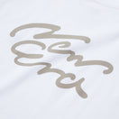 半袖 オーバーサイズド コットン Tシャツ Handwritten Logo ホワイト - 14410073 - S | NEW ERA ニューエラ公式オンラインストア