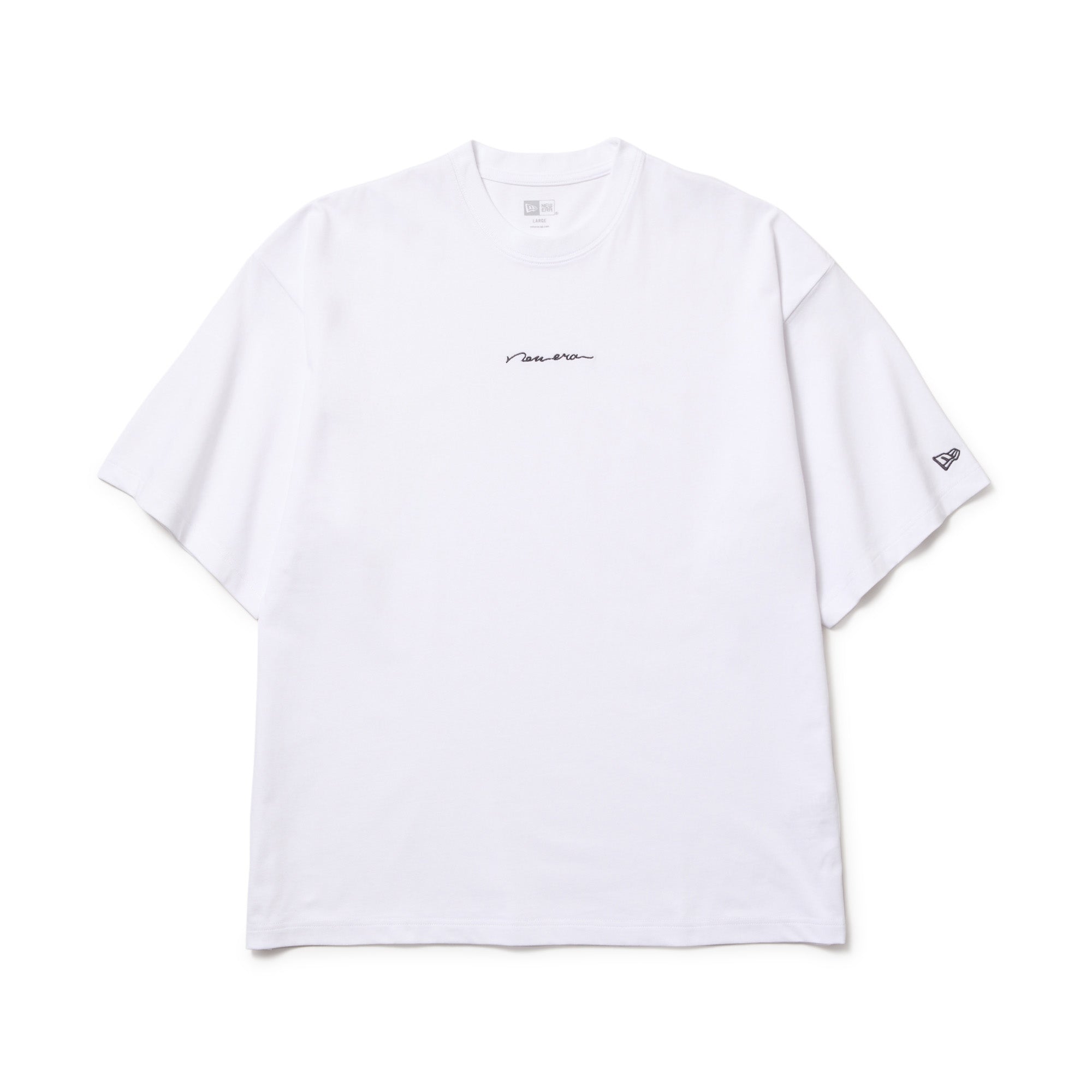 半袖 オーバーサイズド コットン Tシャツ Handwritten Logo