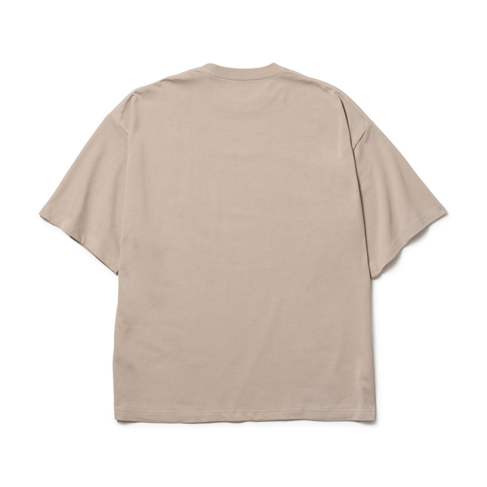 半袖 オーバーサイズド コットン Tシャツ Handwritten Logo ローズグレー - 14410077 - S | NEW ERA ニューエラ公式オンラインストア
