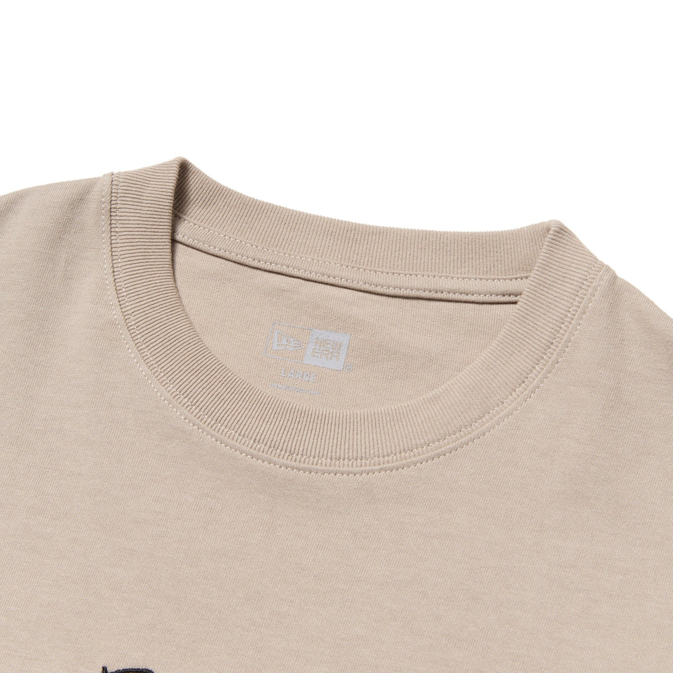 半袖 オーバーサイズド コットン Tシャツ Handwritten Logo ローズグレー - 14410077 - S | NEW ERA ニューエラ公式オンラインストア