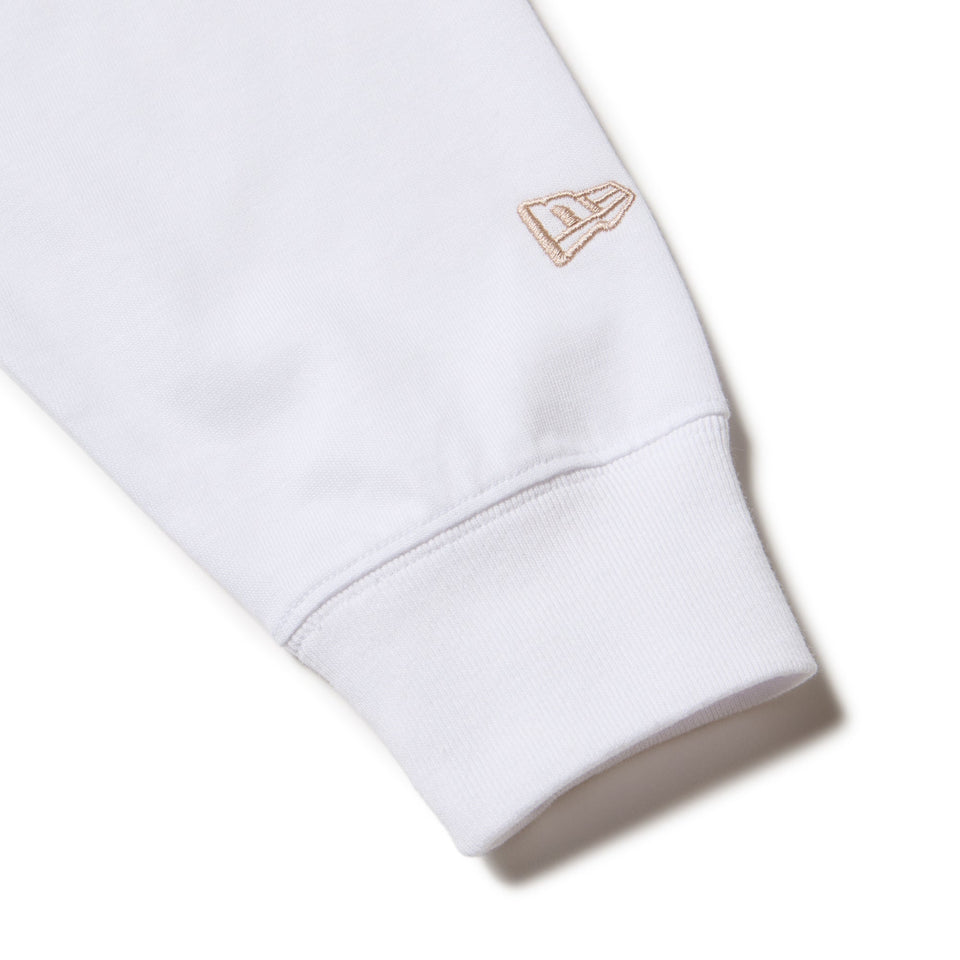 長袖 オーバーサイズド コットン Tシャツ Handwritten Logo ホワイト - 14682698 - S | NEW ERA ニューエラ公式オンラインストア