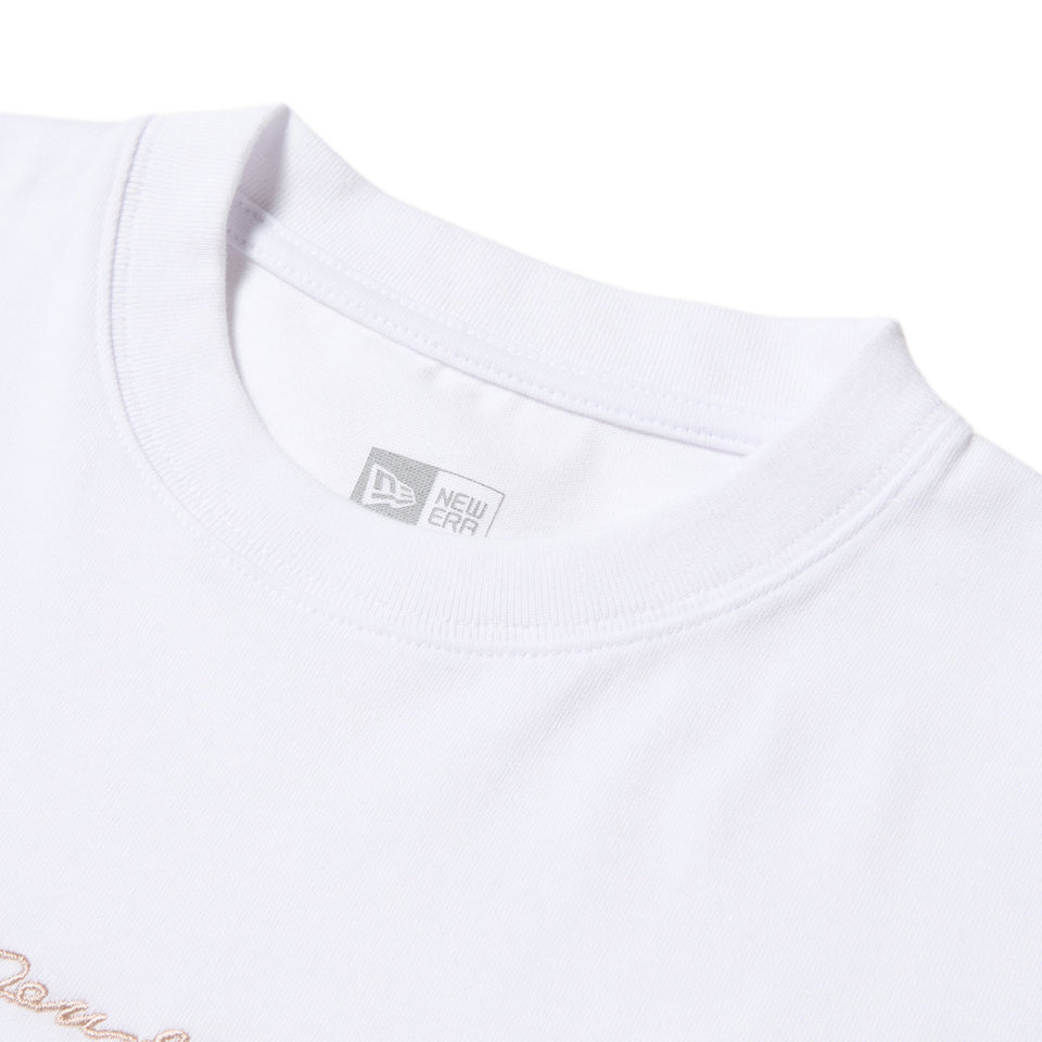 長袖 オーバーサイズド コットン Tシャツ Handwritten Logo ホワイト - 14682698 - S | NEW ERA ニューエラ公式オンラインストア