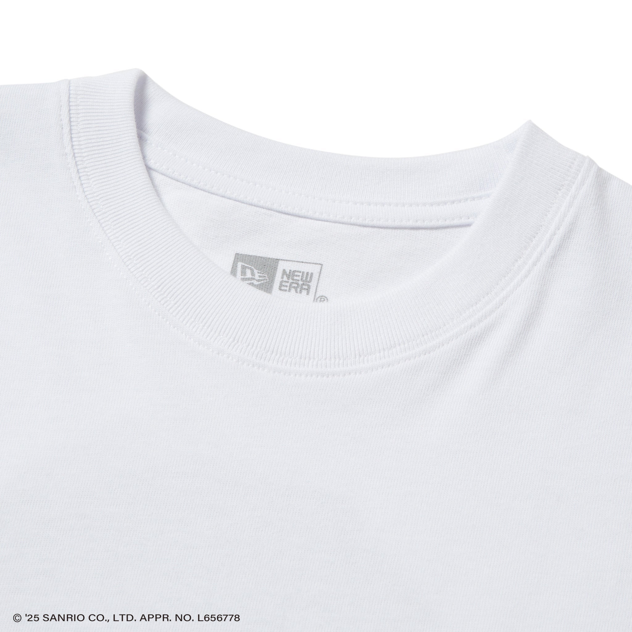 半袖 オーバーサイズド コットン Tシャツ HELLO KITTY キャップ ホワイト 6