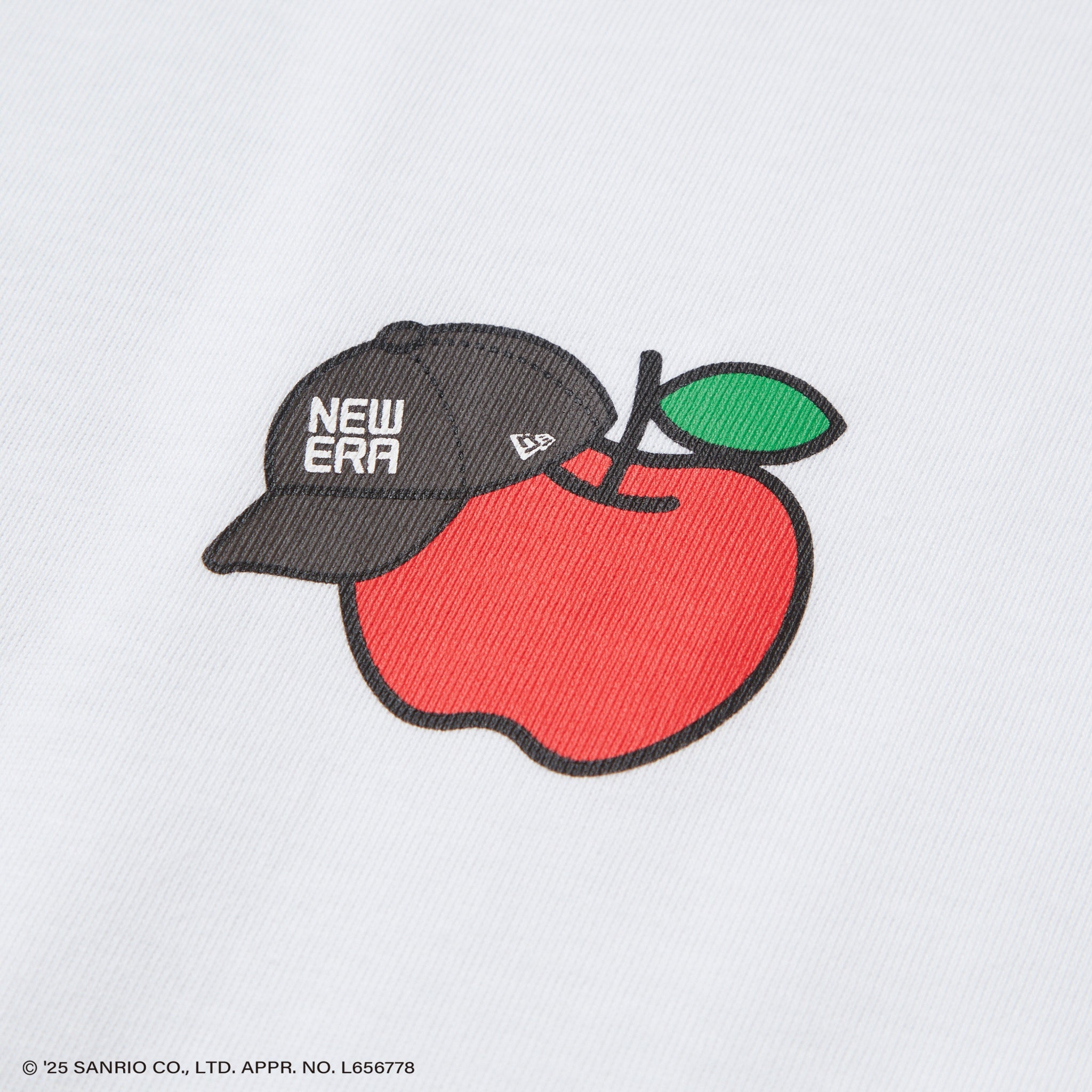 半袖 オーバーサイズド コットン Tシャツ HELLO KITTY キャップ ホワイト 3