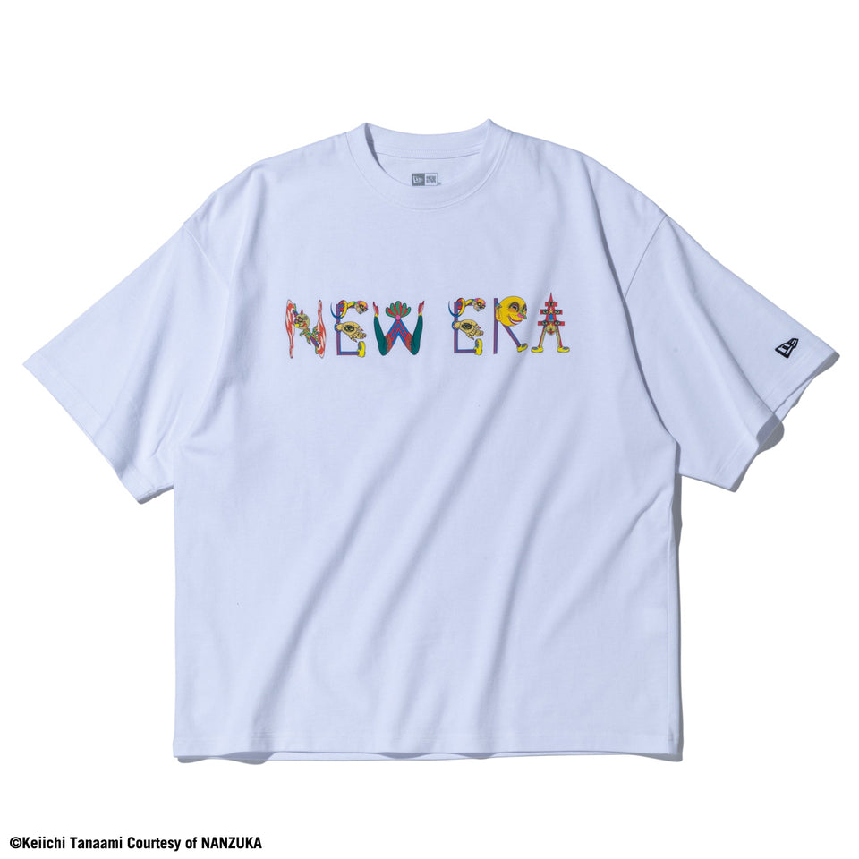 オーバーサイズド コットン Tシャツ KEIICHI TANAAMI 田名網敬一 ホワイト - 14440005 - S | NEW ERA ニューエラ公式オンラインストア