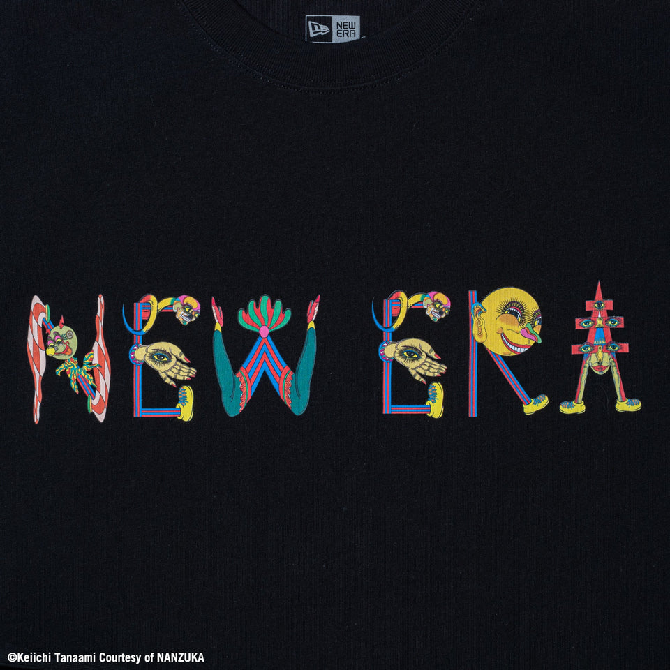 オーバーサイズド コットン Tシャツ KEIICHI TANAAMI 田名網敬一 ブラック - 14440006 - S | NEW ERA ニューエラ公式オンラインストア