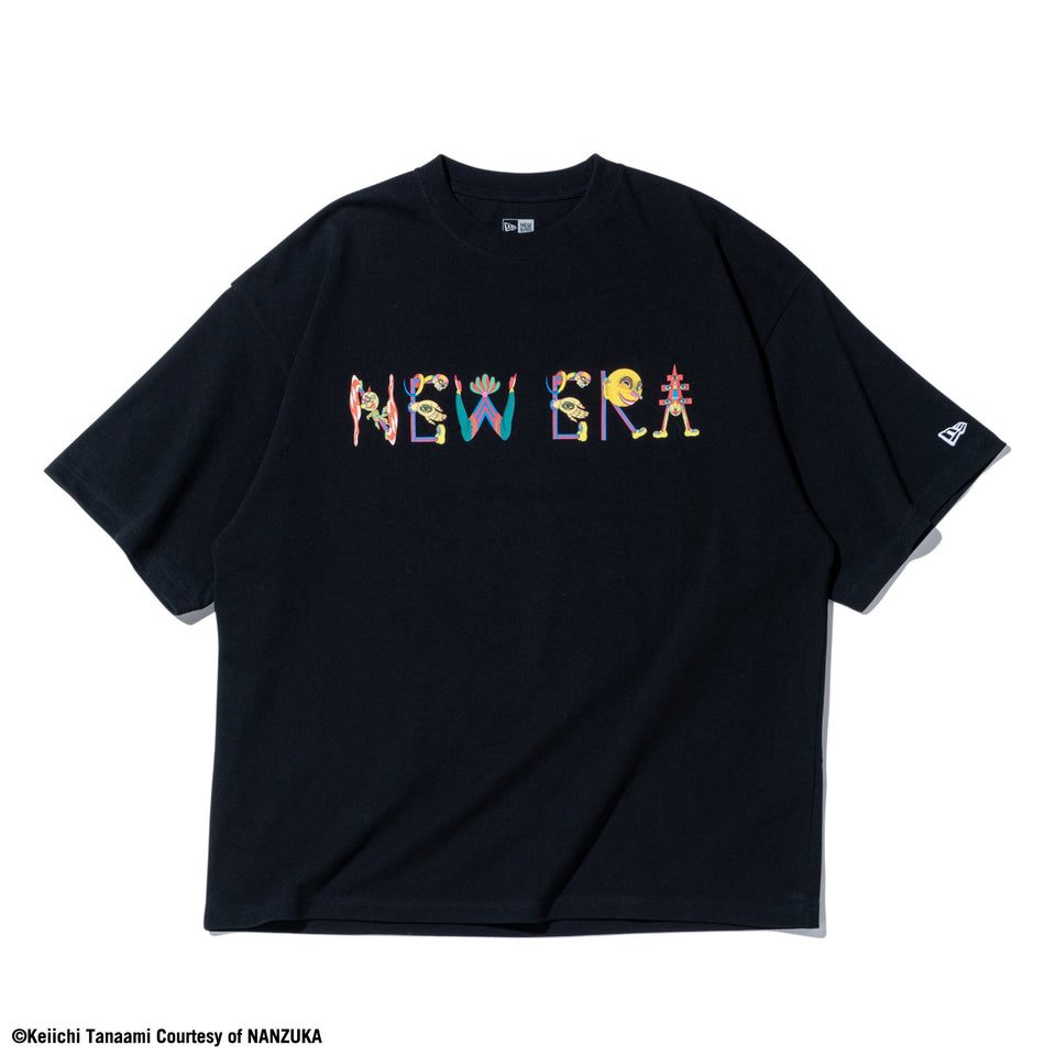 オーバーサイズド コットン Tシャツ KEIICHI TANAAMI 田名網敬一 ブラック - 14440006 - S | NEW ERA ニューエラ公式オンラインストア