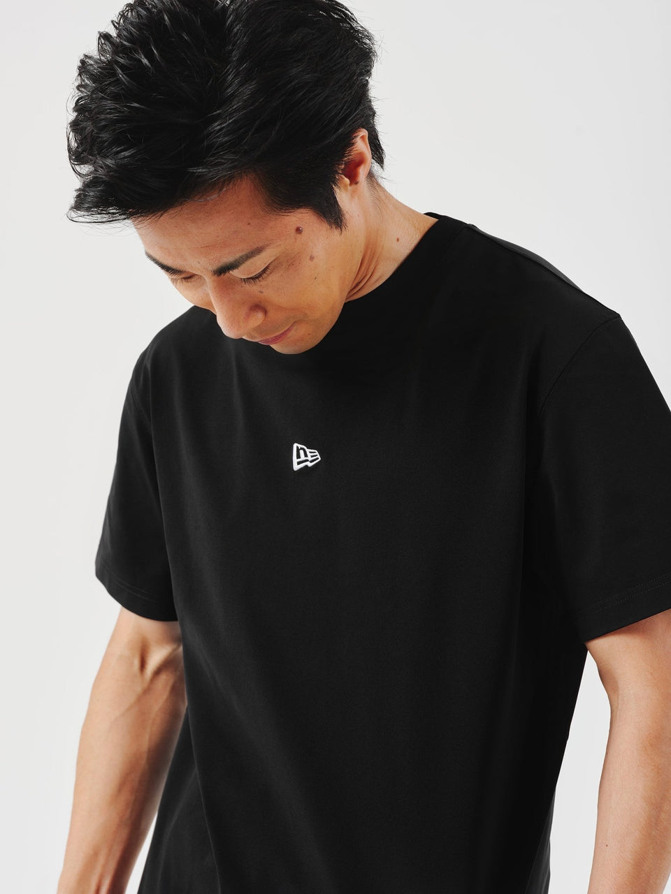 kolor ブラック 半袖Tシャツ 3 T-Shirt – kolor official online store