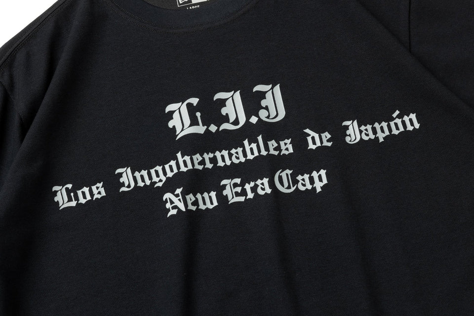 半袖 パフォーマンス Tシャツ 新日本プロレスリング Los Ingobernables de Japon ブラック レギュラーフィット - 14707611 - S | NEW ERA ニューエラ公式オンラインストア