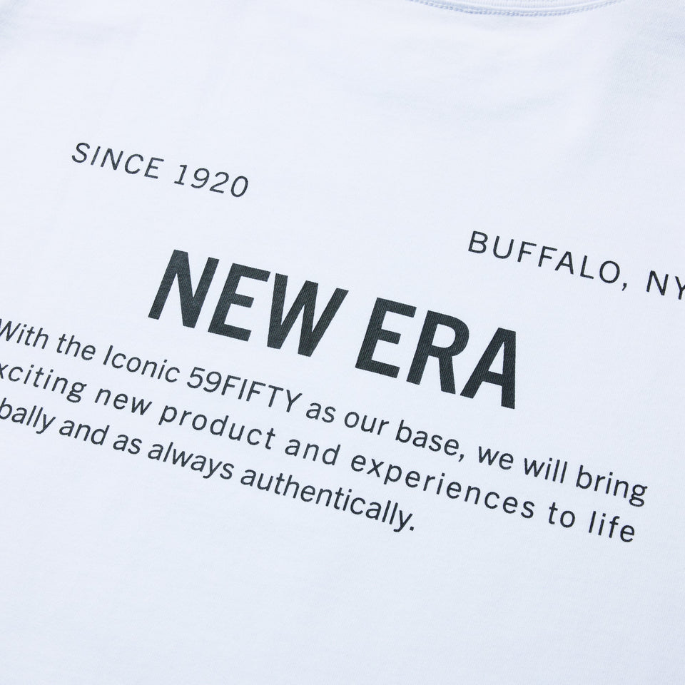 長袖 コットン Tシャツ Mil - Spec Logo ホワイト レギュラーフィット - 14324716 - S | NEW ERA ニューエラ公式オンラインストア