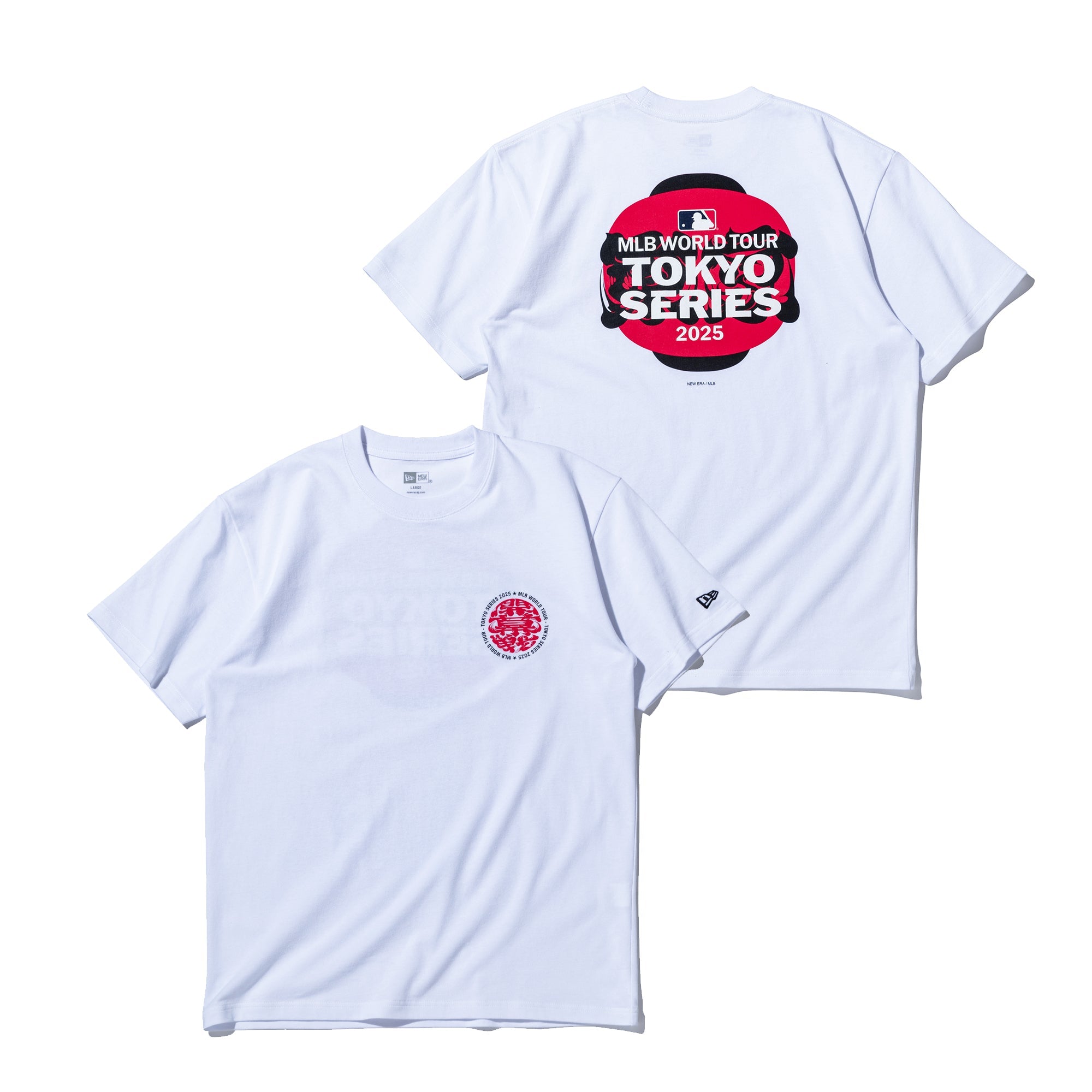 MLB WORLD TOUR TOKYO SERIES 2025 Tシャツ L 半袖 コットン Tシャツ MLB TOKYO SERIES 2025 東京 ホワイト