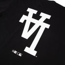 半袖 コットン Tシャツ MLB Upside Down ロサンゼルス・ドジャース ブラック レギュラーフィット - 14410096 - S | NEW ERA ニューエラ公式オンラインストア