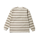 長袖 オーバーサイズド コットン Tシャツ Multi Border ストーン - 14324698 - S | NEW ERA ニューエラ公式オンラインストア